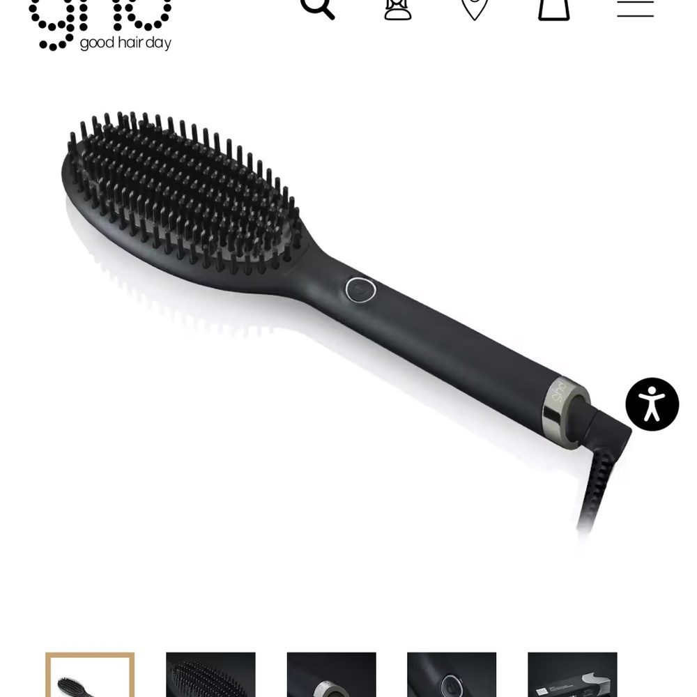 ghd hair glide -black